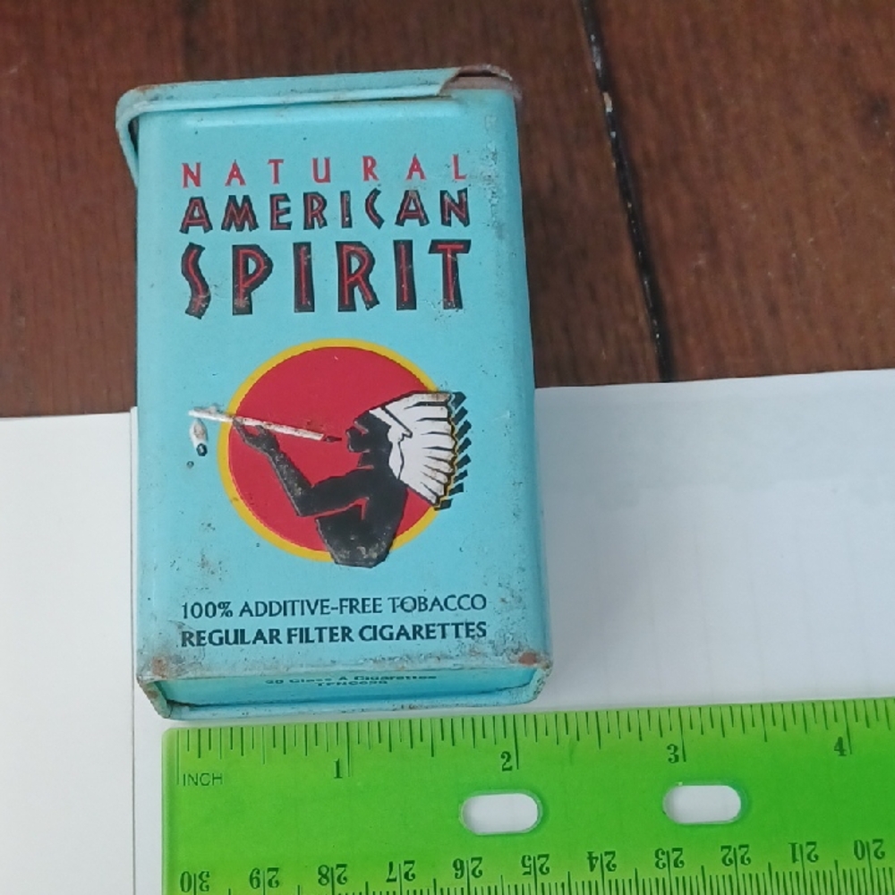 Natural American Spirit Cigarette Tin